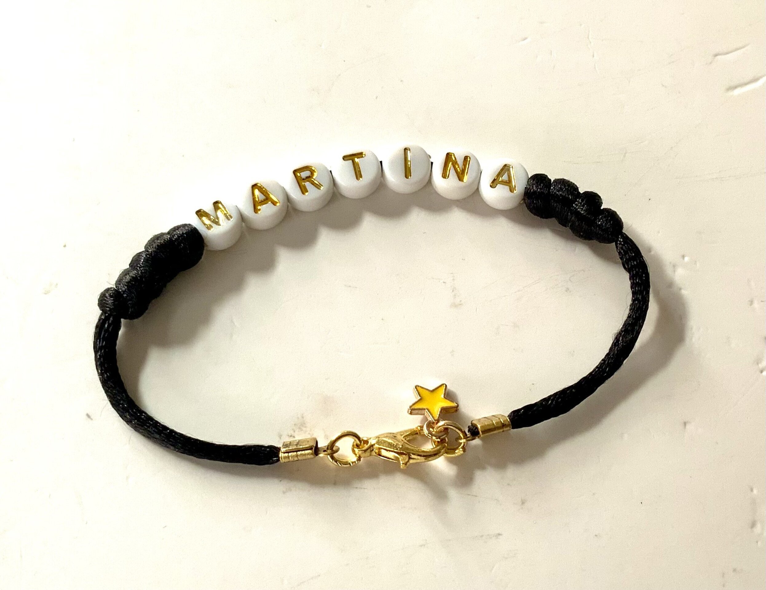 Pulsera de cordón con nombre para regalo personalizado - 3