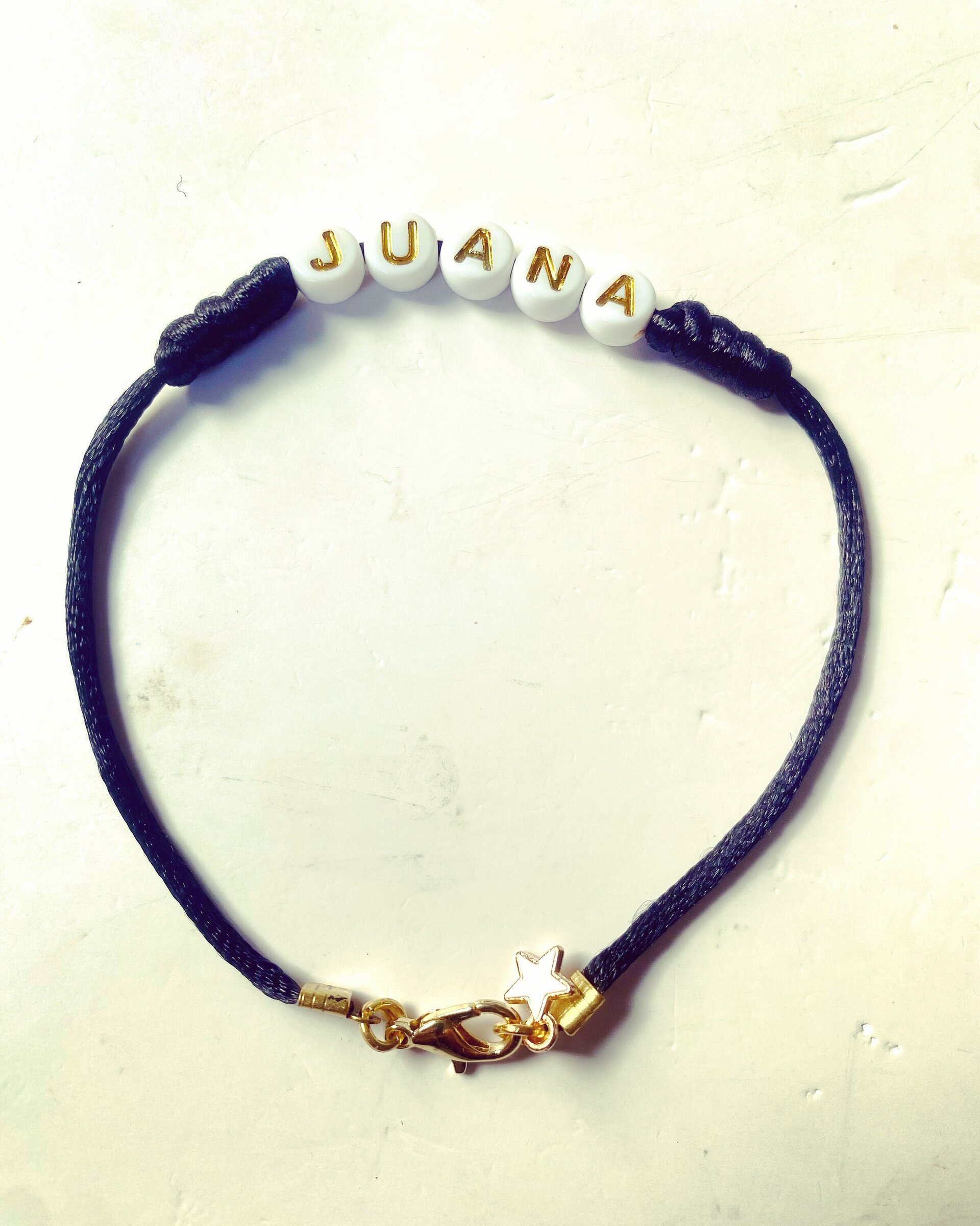 Pulsera de cordón con nombre para regalo personalizado - 2